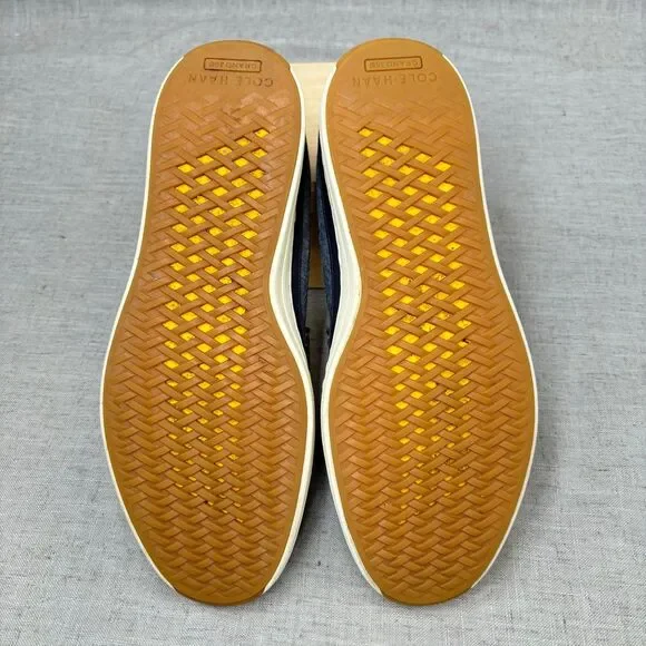 Cole Haan Cloudfeel Weekender Loafer Blue Chambray Boat Shoe Slip On Men's 9 - Picture 7 of 10